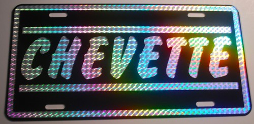 Chevette prism metal license - chevette,